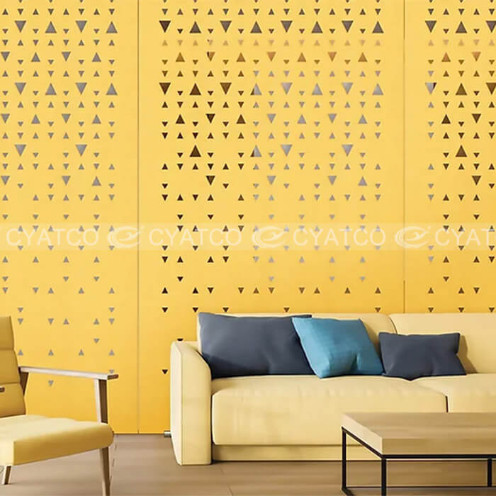 Eco-friendly Facade PET Acoustic Panel, Decor Hanging Screen