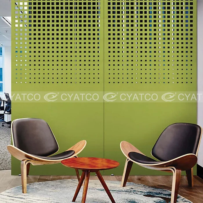 Decor Office Room Divider, Carved PET Acoustic Screens