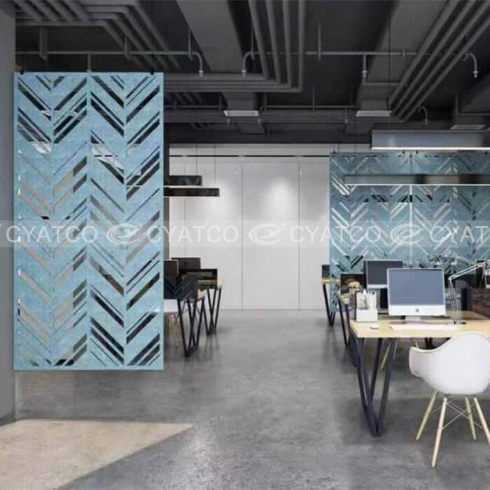 OEM Hanging Room Dividers, Multicolor Acoustic Screens