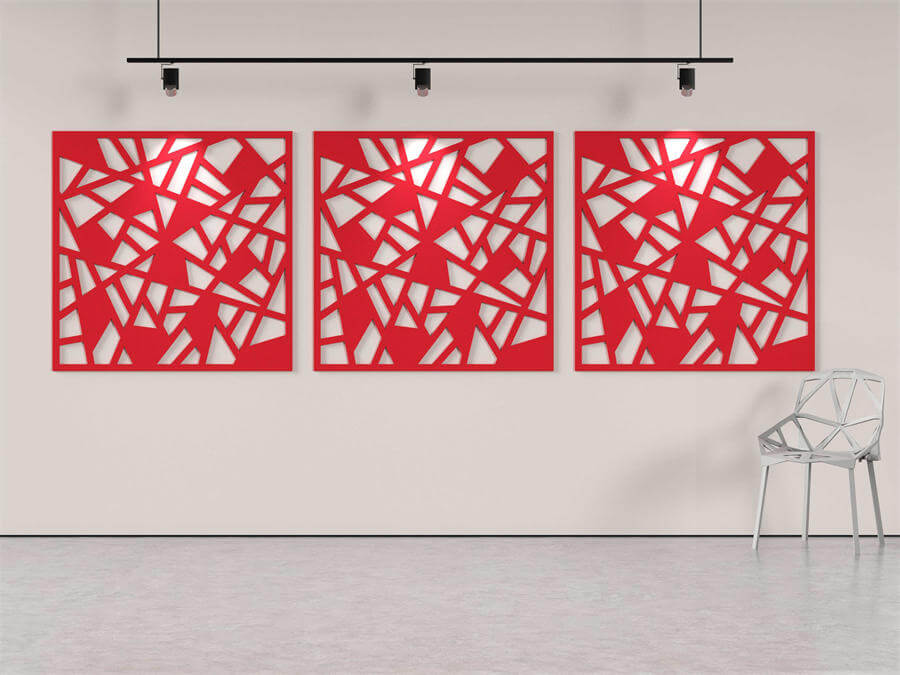 Decorative PET Acoustic Wall Panel Project Reference