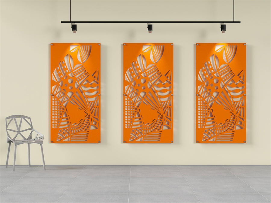 Carved Felt Acoustic Wall Panel Project Reference