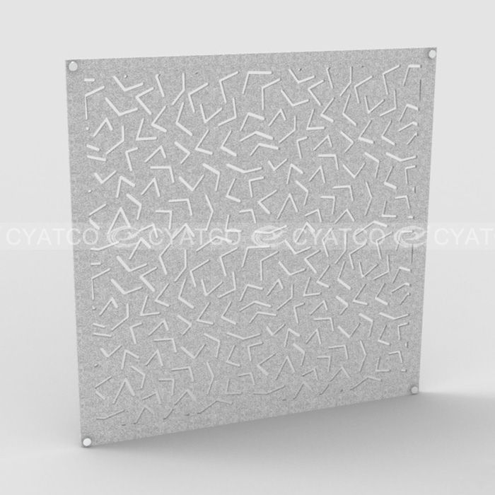 Multicolor Acoustic Wall Panels, 100% Recycled PET
