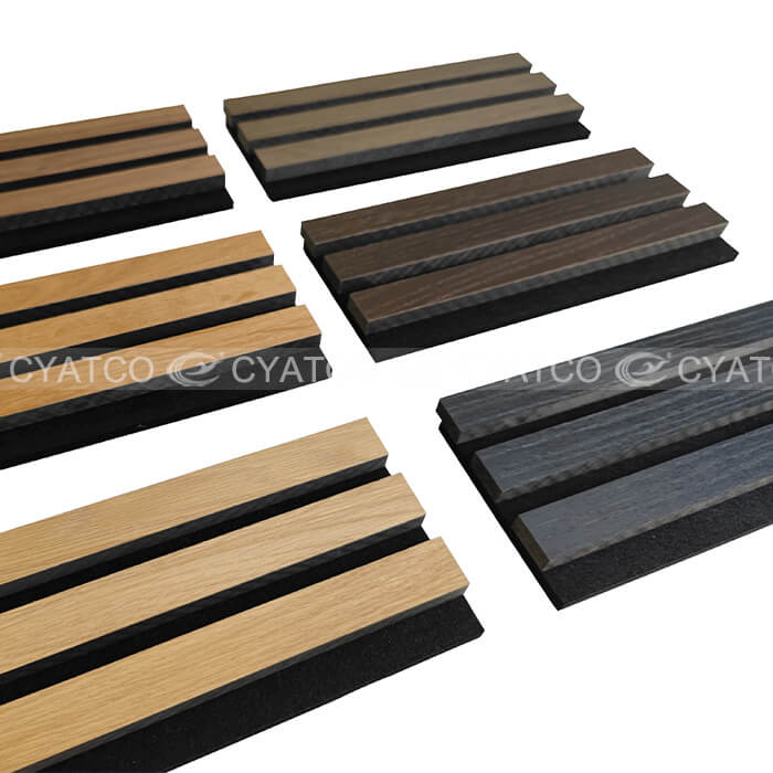Acoustic Classic Oak Slat Wood Wall Panelling