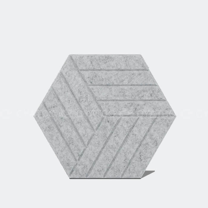 Multicolor Hexagon Acoustic Panels Soundproof Wall