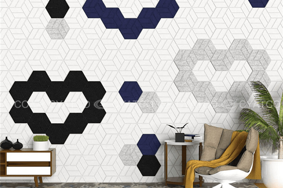 9mm PET Acoustic Panels Wall Tiles