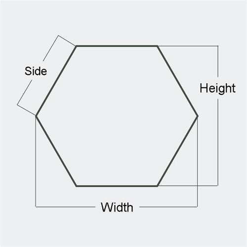 Hexagon Acoustic Panel Dimensions