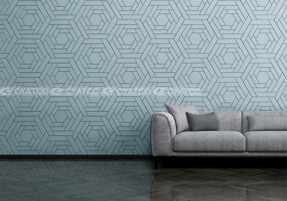 Affordable Price Hexagon Acoustic Panels Office Accent Walls Case 1