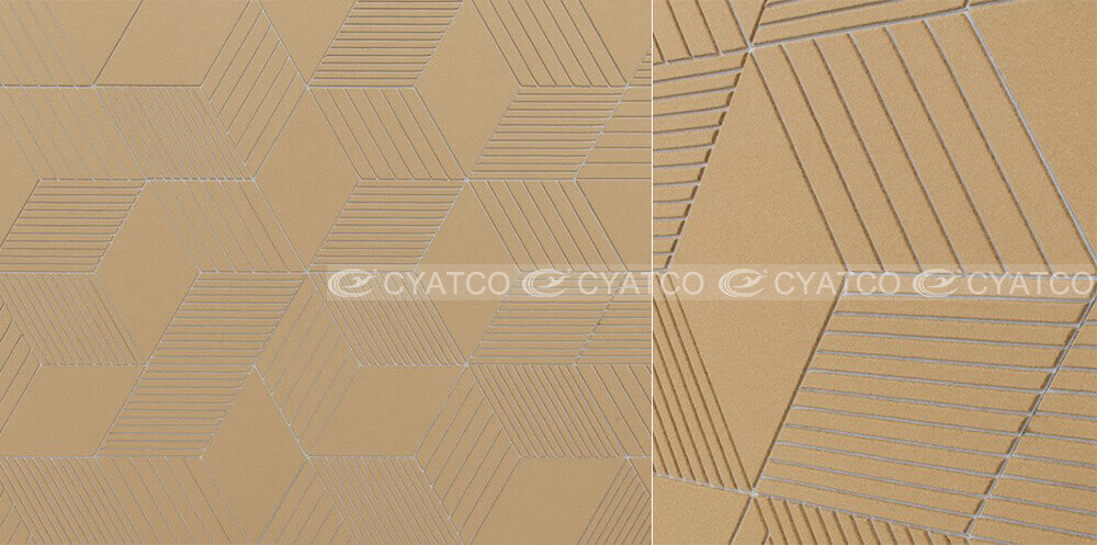 Beveled Edge Hexagon Acoustic Panels Conference Room Accent Walls Case