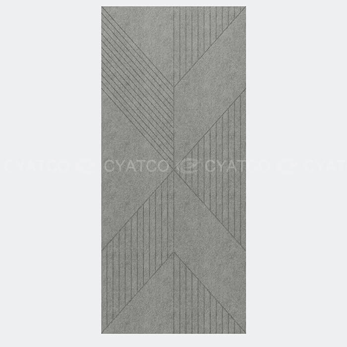 100% Recycled PET Metropolis Grooved Acoustic Panel