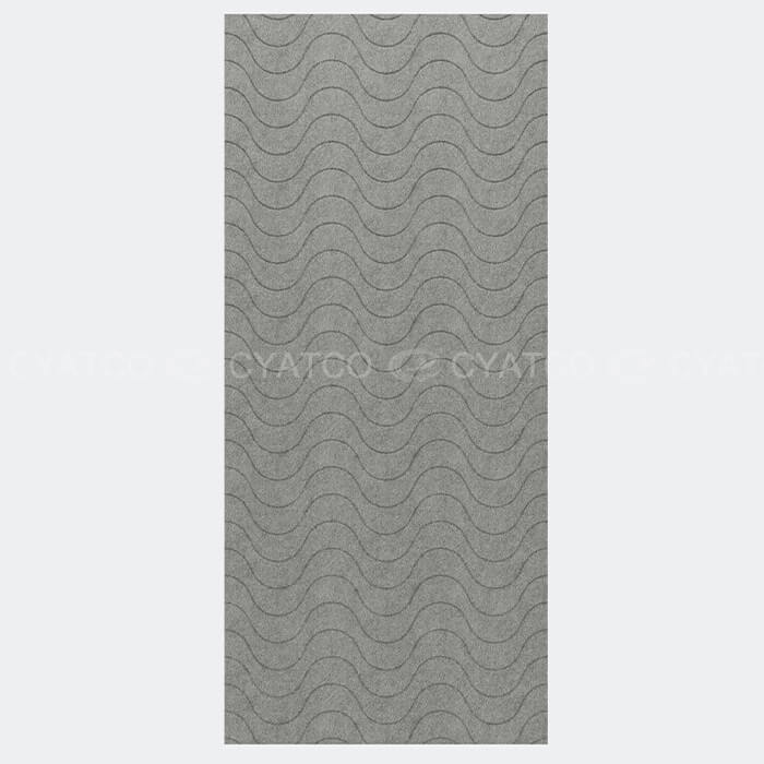 100% Recycled PET Grooved Wavelength Acoustic Panel
