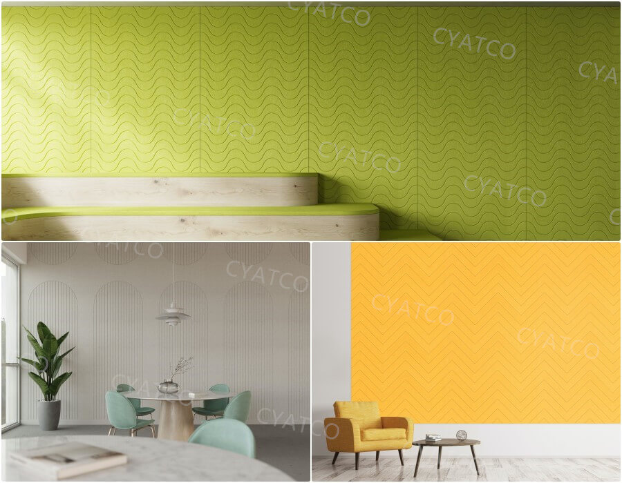 100% Recycled PET Grooved Acoustic Panel Project Reference