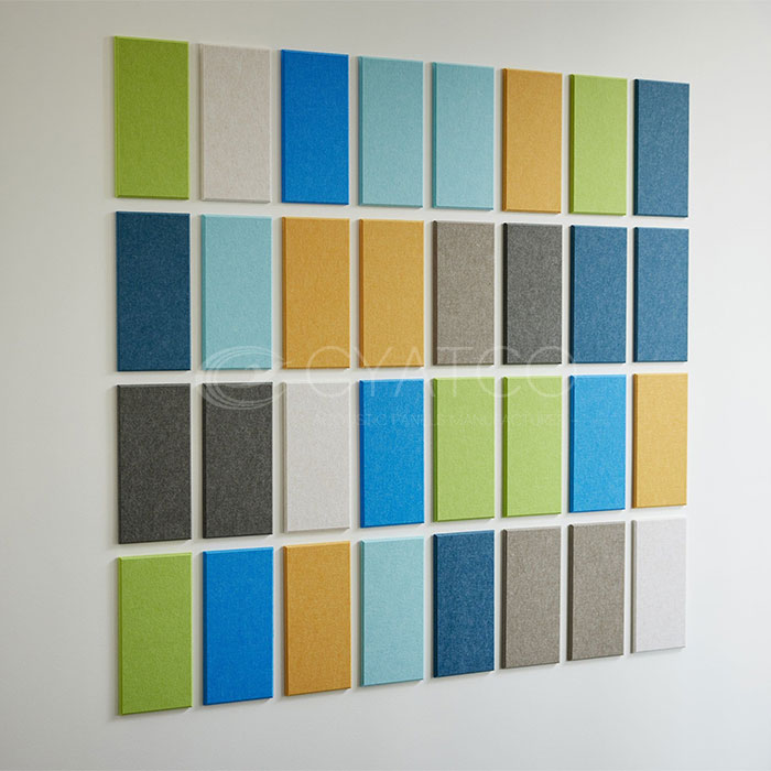 9mm PET Acoustic Panels Polyester Fiber Sound Absorbing Material