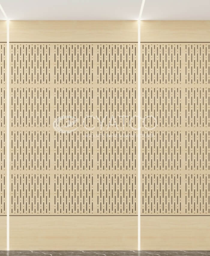 Commercial Space Perforated Wall Panel Design (11)