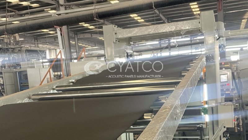 Damped Sound Insulation Felt Production