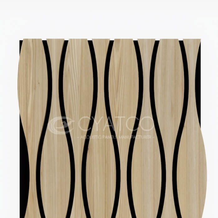 Aesthetic Wood Slat Wall Customized Acoustic Panels (6)