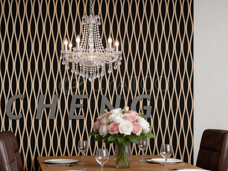 Artistic Design Timber Slat Wall Commercial Acoustic Panels