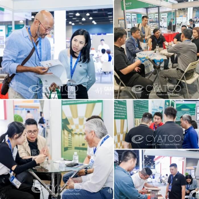 CYATCO Acoustics Shines at CAAF 2025 Innovative Materials Lead the Future of Architectural Acoustics