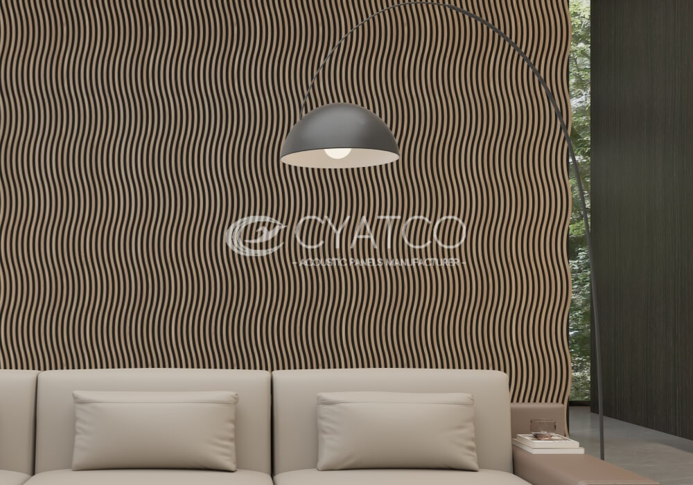 Decorative Wood Plank Wall Feature acoustic panels (4)