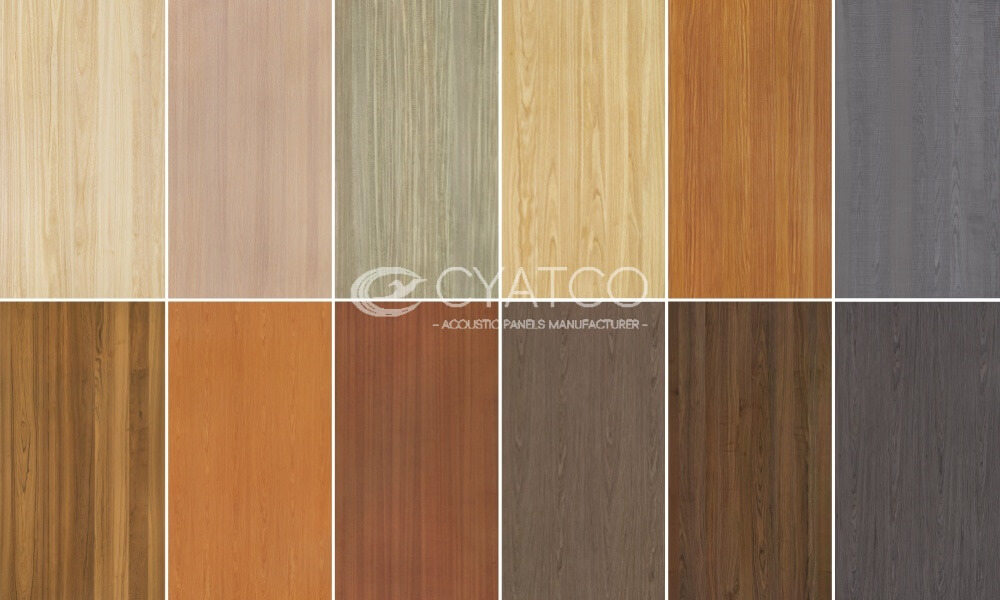 Popular Wood Veneer Color Cards