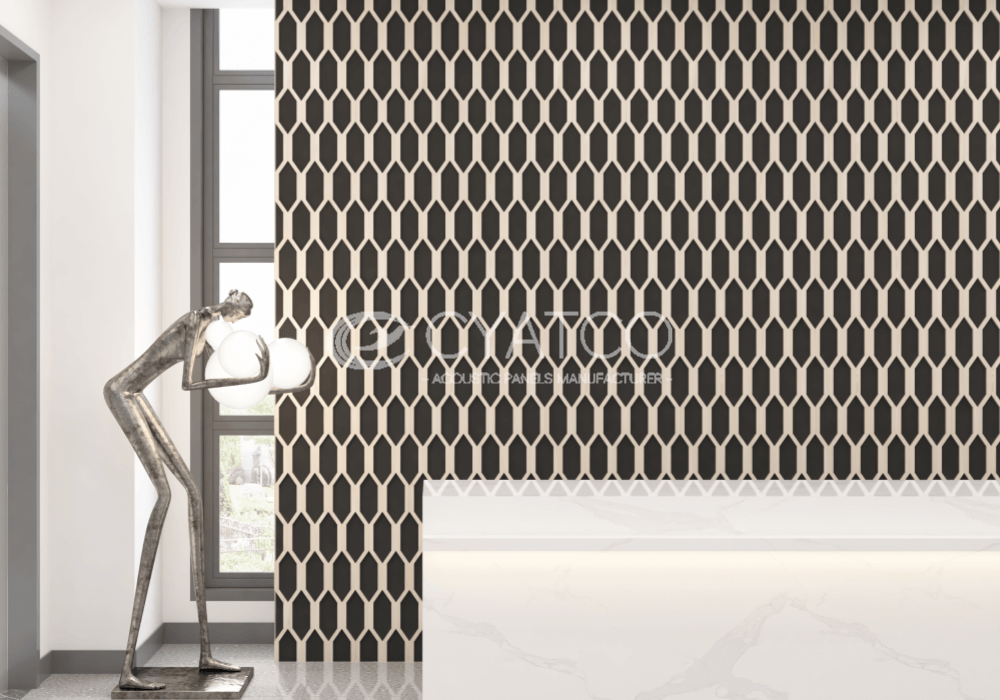 Special-shaped Wood Slat Wall Creative Acoustic Panels (1)
