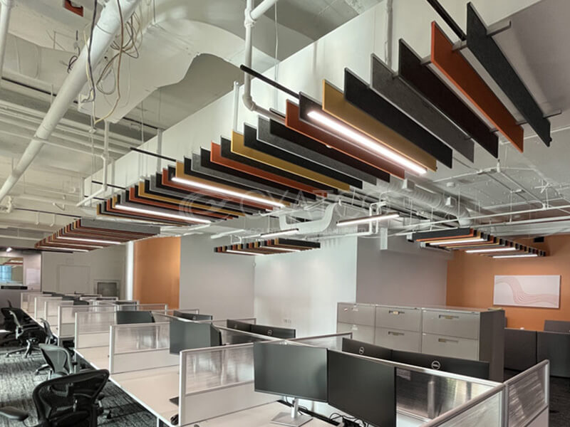 Ceiling Sound Absorbing Baffles (14)