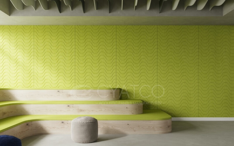 College Polyester Fiber Acoustic Panels-Functional Wall Cover Panelling (3)