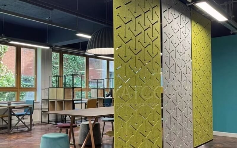 College Polyester Fiber Acoustic Panels-Functional Wall Cover Panelling (8)