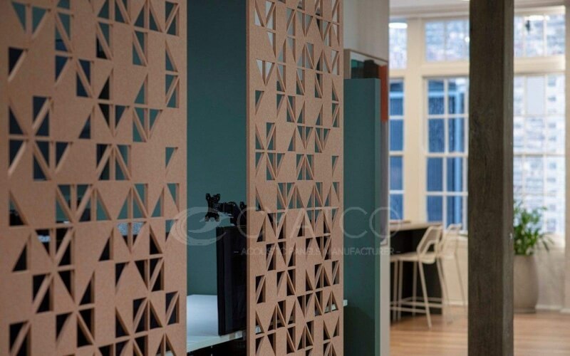 College Polyester Fiber Acoustic Panels-Functional Wall Cover Panelling (9)