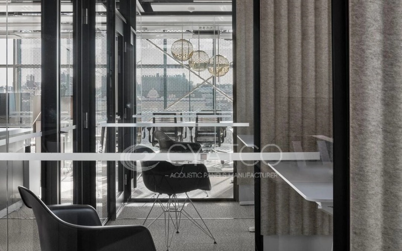 Law Firm Office Acoustic PET Felt Panels (8)