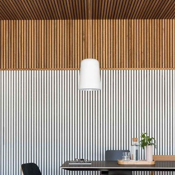 Simple & Practical Wooden Slat Sound-Absorbing Boards