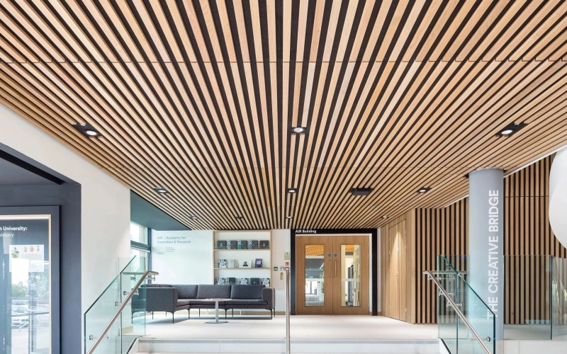 Simple & Practical Wooden Slat Sound-Absorbing Boards