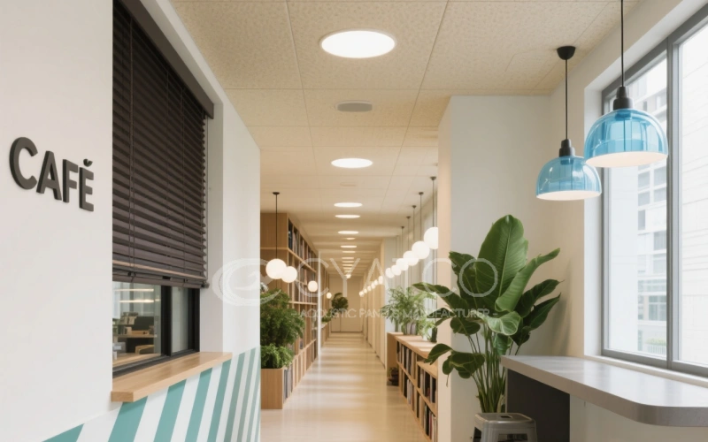 Superior Acoustic PET Felt Panels in School Buildings