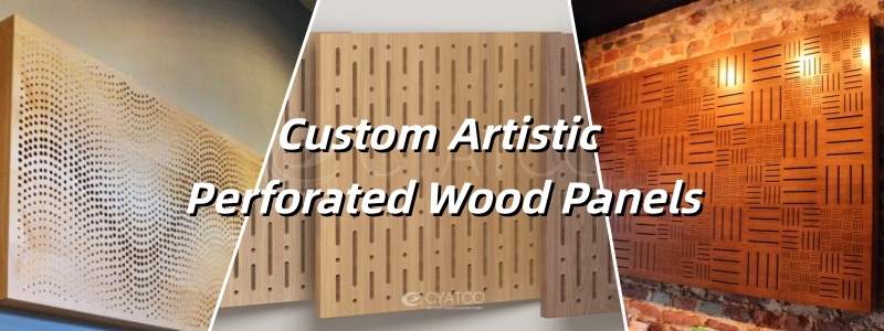 Custom Artistic Perforated Wood Panels