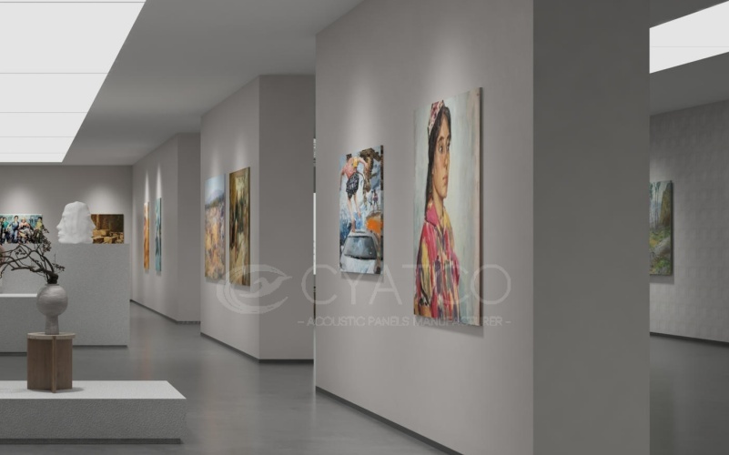 Sandstone Acoustic Panels Enhance the Acoustic Quality of Exhibition Halls. (5)