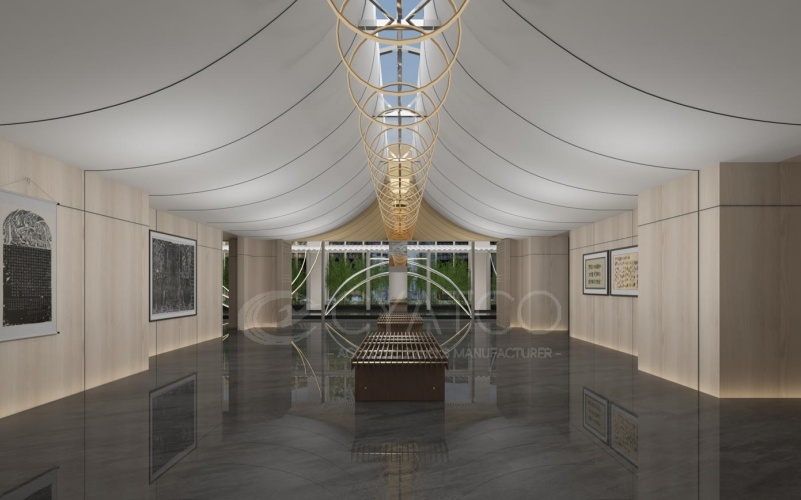 Sandstone Acoustic Panels Enhance the Acoustic Quality of Exhibition Halls. (5)