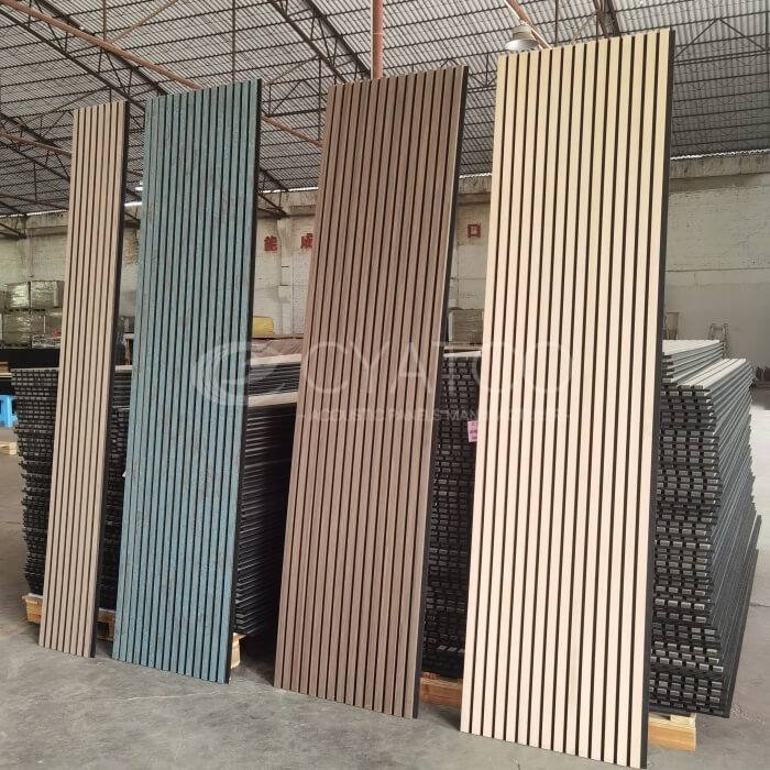 Minimalist Wood Noise-Dampening Paneling