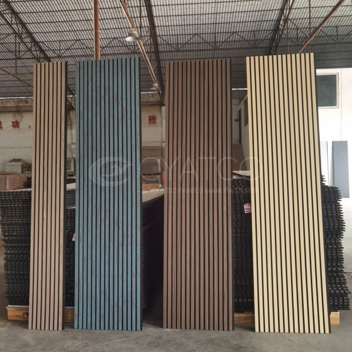 Minimalist Wood Noise-Dampening Paneling