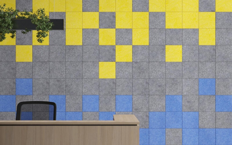 Square Sound-Absorbing Board