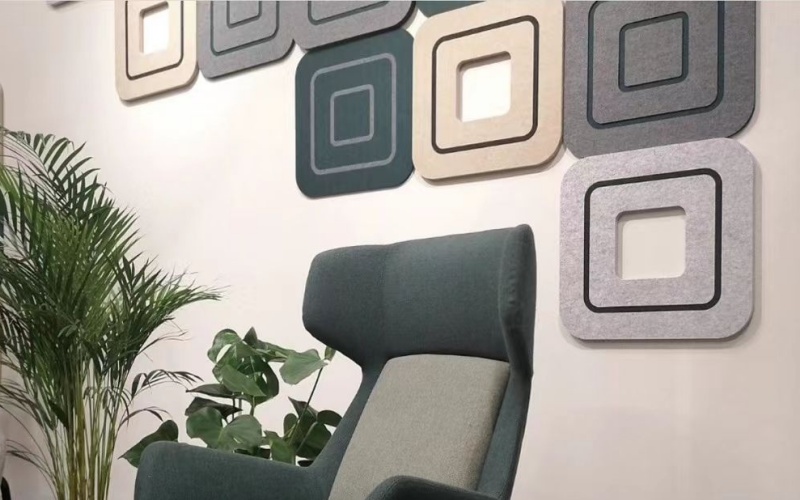 Square Sound-Absorbing Board