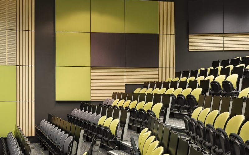 Withstand Impact Durable Fabric Acoustic Wall Panels Blend Seamlessly Into Any Architectural Style