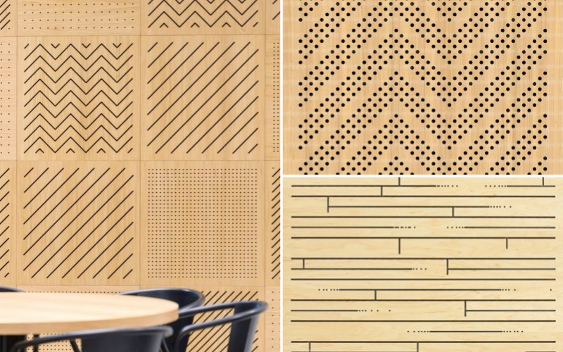 Wooden Multi-style Perforated Acoustic Panel - CYATCO Direct Factory