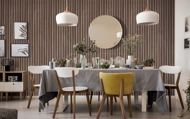 12mm MDF 9mm Pet Strip Sound-Absorbing Fireproof Eco-Friendly Acoustic Board (4)