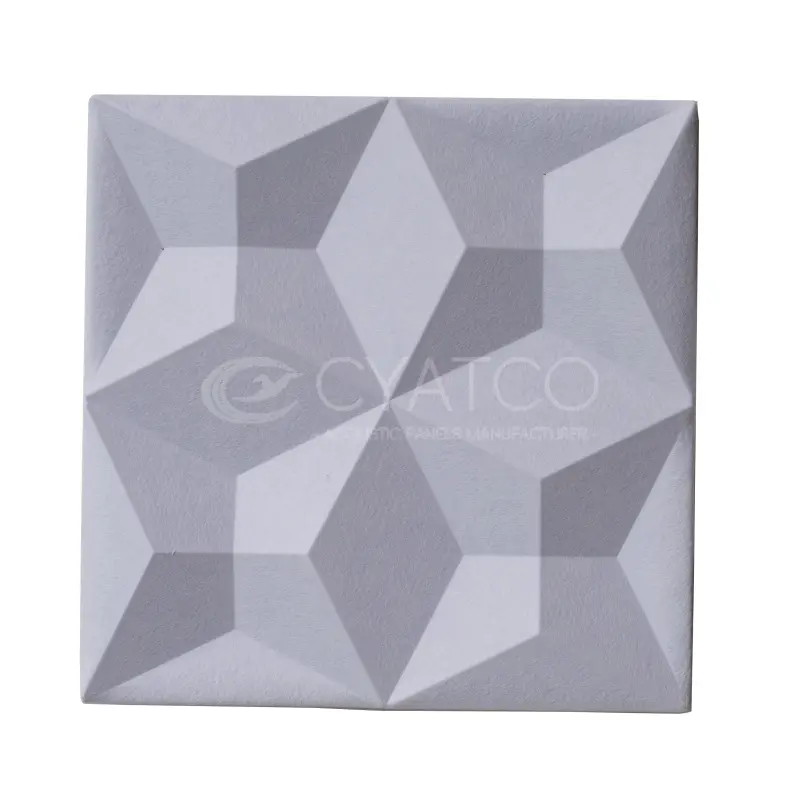 Diamond Geometric Fiber Felt Acoustic 3D Wall Panel