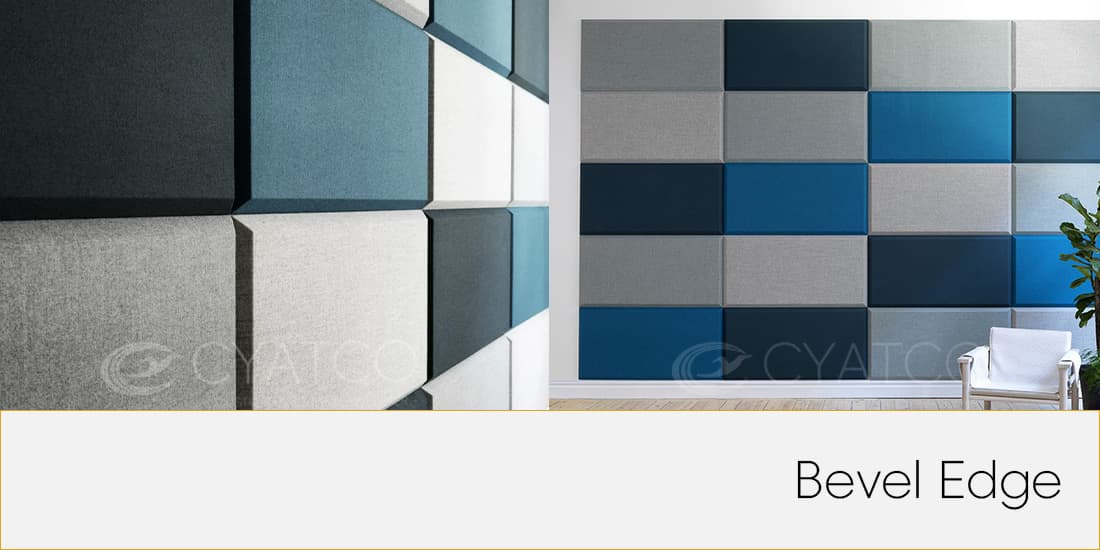 Cloth Acoustic Panels Bevel-Edge