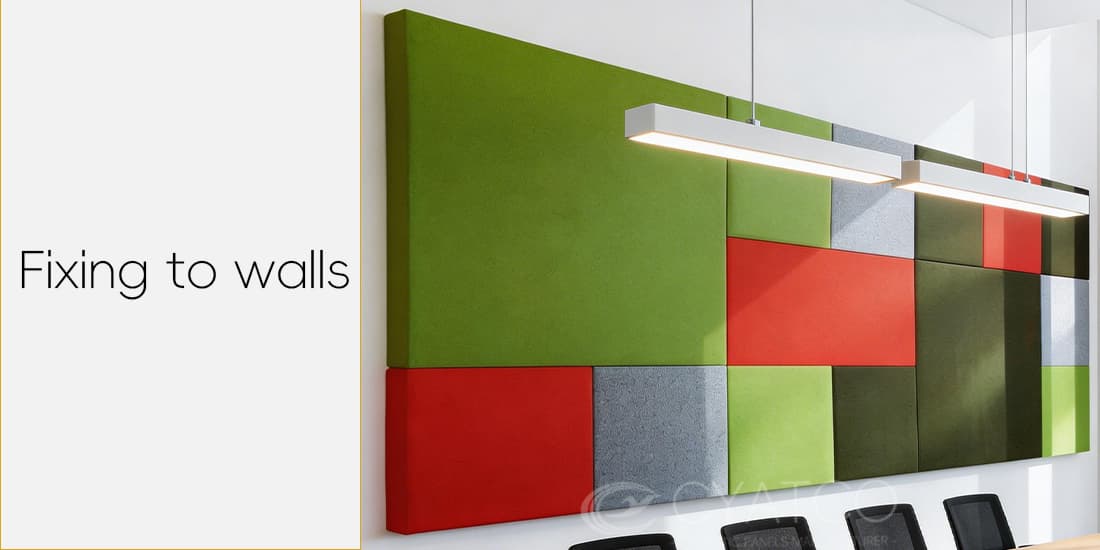 Cloth Acoustic Panels Fixing-to-walls