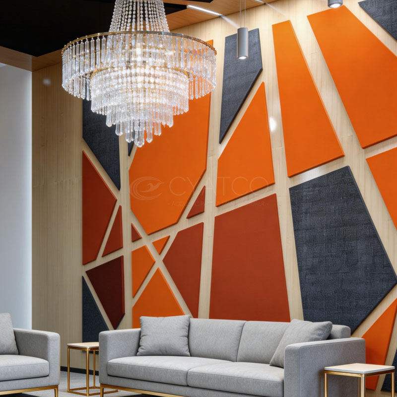 Factory-Customized Fabric Wrapped Fiberglass Acoustic Wall Panels