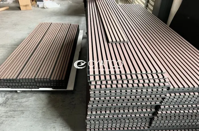 500 sqm wooden acoustic boards shipped directly to LA, USA. (2)