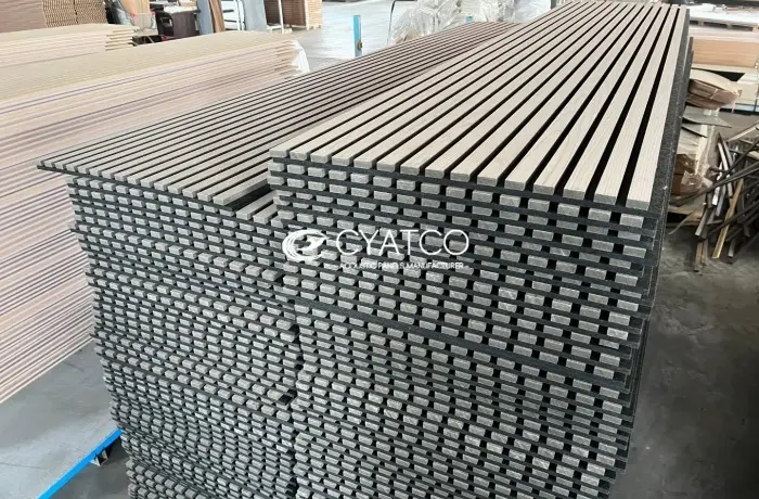 500 sqm wooden acoustic boards shipped directly to LA, USA. (5)